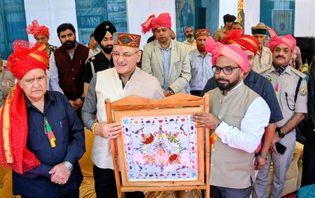 Himachal Governor opens Minjar Fair that symbolises blossom of maize Himachal Governor opens Minjar Fair that symbolises blossom of maize