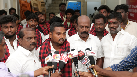 TVK local functionaries quit, join DMK alleging neglect and lack of recognition TVK local functionaries quit, join DMK alleging neglect and lack of recognition