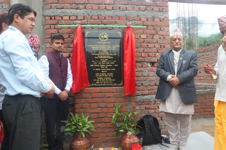 Construction of India-funded school building begins in Nepal’s Darchula district