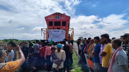 NFR marks historic first with direct container freight train to Nepal