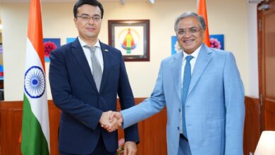 CEC Gyanesh Kumar discusses issue of poll staff training with Uzbek, Lankan envoys