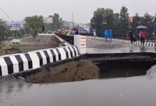 Giant crater appears on new Dehradun bridge, Cong says ‘Rs 16 crore crumbled in 16 days’