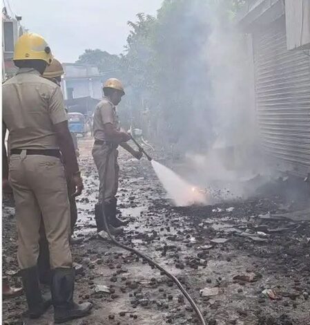Blasts in seized illegal firecracker dump at police outpost in Bengal’s Barasat, no casualties