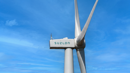 Suzlon Energy Q1 profit slips 6 pc to Rs 305 crore; shares fall nearly 5 pc Suzlon Energy Q1 profit slips 6 pc to Rs 305 crore; shares fall nearly 5 pc