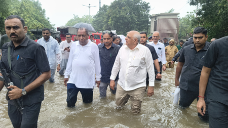 Gujarat announces financial relief package for rain-hit traders in Ahmedabad Gujarat announces financial relief package for rain-hit traders in Ahmedabad