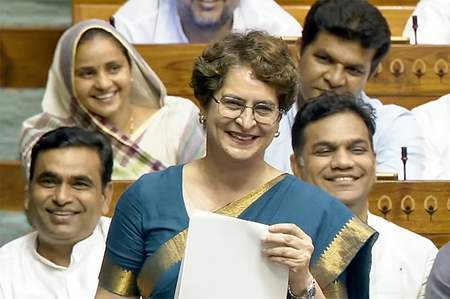 Change angle of heart, not video camera: Priyanka Gandhi’s advice to PM Modi