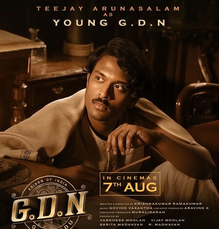 Teejay Arunasalam’s look in Madhavan-starrer ‘GDN’ revealed