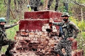 Naxal memorial demolished in Narayanpur search operation