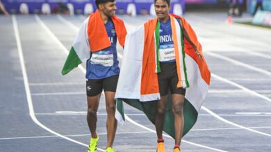 CWG 2026: Defence Min Rajnath Singh congratulates Gavit, Mohammed Basil on 1-2 finish