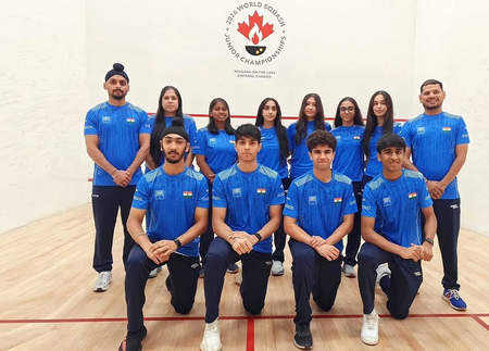 Indian men enter World Junior Squash team semifinal; women bow out Indian men enter World Junior Squash team semifinal; women bow out