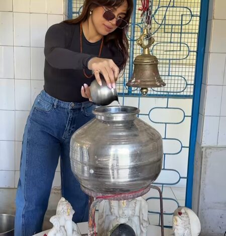 Bhumi Pednekkar faces backlash for wearing sunglasses while offering prayers at Shivling during Sawan