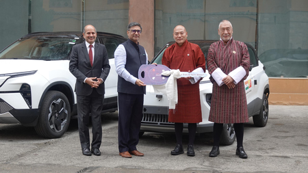 Foreign Secretary Misri reviews India-supported projects in Bhutan, hands over 45 EV cars Foreign Secretary Misri reviews India-supported projects in Bhutan, hands over 45 EV cars