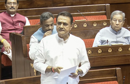 Anti-paper leak Bill discussion in Rajya Sabha; Praful Patel asks what kind of language protesters used? Anti-paper leak Bill discussion in Rajya Sabha; Praful Patel asks what kind of language protesters used?