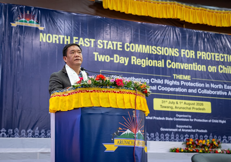 Arunachal CM urges coordinated Northeast strategy to tackle child trafficking, online abuse, emerging threats