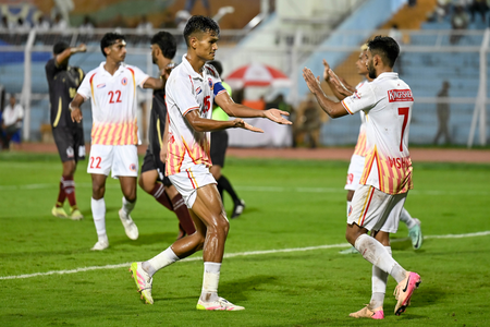135th Durand Cup: Vishnu’s hat-trick helps East Bengal score eight past CISF Protectors 135th Durand Cup: Vishnu’s hat-trick helps East Bengal score eight past CISF Protectors