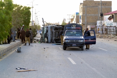 Balochistan: Four civilians killed, one injured in drone strike by Pak forces Balochistan: Four civilians killed, one injured in drone strike by Pak forces