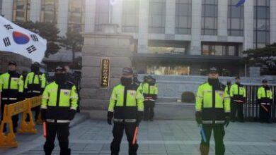 South Korea: Police seek arrest warrant for woman over solo blockade of vote counting centre