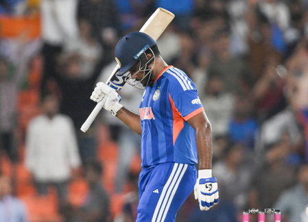 ‘Sit quietly and clap’: Samson reflects on early struggles at T20 WC ‘Sit quietly and clap’: Samson reflects on early struggles at T20 WC