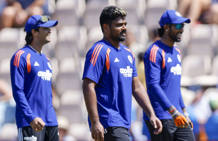5th T20I: Samson, Shedge come in as India elect to bowl first against England 5th T20I: Samson, Shedge come in as India elect to bowl first against England