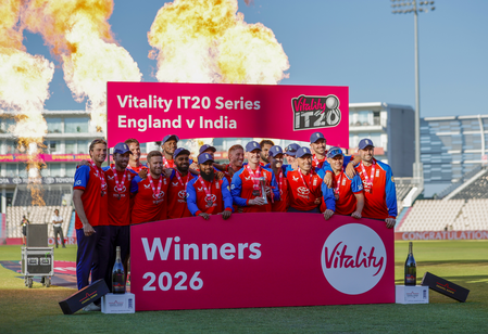 5th T20I: Curran picks 3-36 as England beat India by 56 runs, win series 4-0