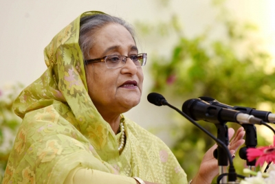 No govt involvement, organised by private entity: MEA on Sheikh Hasina’s upcoming interaction