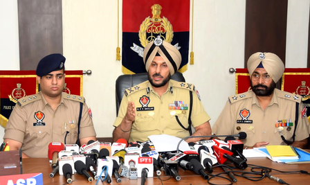Amritsar Police Commissioner shifted amid row over Jantar Mantar terror module posts Amritsar Police Commissioner shifted amid row over Jantar Mantar terror module posts