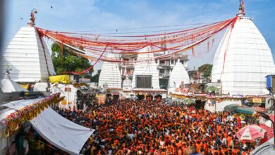 Shravani Mela draws massive crowds to Deoghar’s Baba Baidyanath Temple
