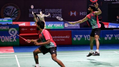 ‘Parents are watching me live after 13 years’: Arjun-Hariharan savour Badminton WC opener win