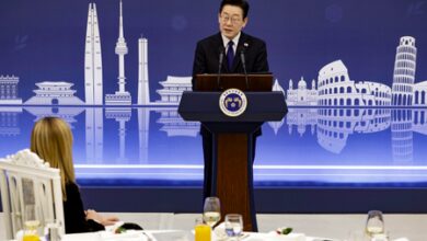 South Korean President Lee’s disapproval rating tops approval rating for first time since inauguration: poll
