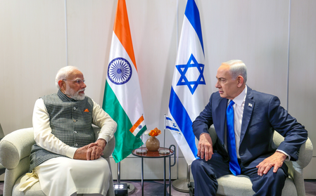 Netanyahu dials PM Modi, discusses West Asia situation and progress in India-Israel ties Netanyahu dials PM Modi, discusses West Asia situation and progress in India-Israel ties