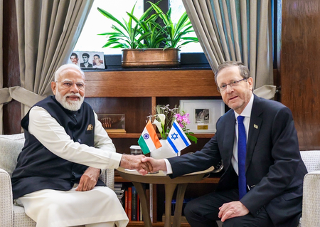 PM Modi thanks Israeli Prez for I-Day wishes, says India deeply values friendship PM Modi thanks Israeli Prez for I-Day wishes, says India deeply values friendship