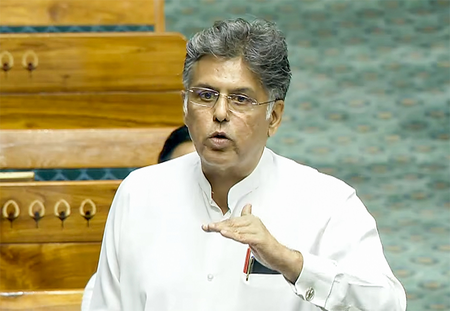 Punjab’s debt servicing costs over 23 per cent of total revenues, says Manish Tewari Punjab’s debt servicing costs over 23 per cent of total revenues, says Manish Tewari