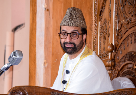 Mirwaiz Umar Farooq says historic pulpit in J&K’s Jama Masjid always stands for people Mirwaiz Umar Farooq says historic pulpit in J&K’s Jama Masjid always stands for people