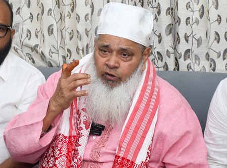 BJP fuelling communal division in Assam, alleges Badruddin Ajmal BJP fuelling communal division in Assam, alleges Badruddin Ajmal