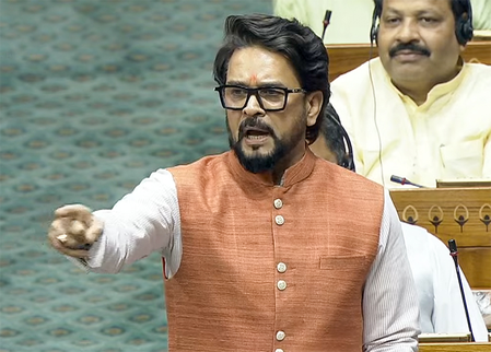 Viral audio clip: Anurag Thakur attacks Congress for taking ‘offerings in exchange of Cabinet berths’ Viral audio clip: Anurag Thakur attacks Congress for taking ‘offerings in exchange of Cabinet berths’
