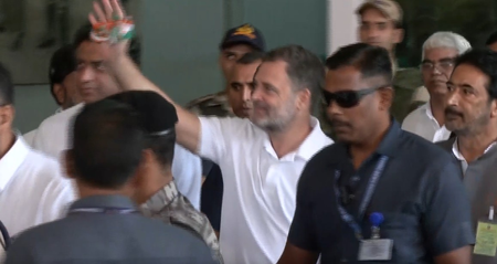 Rahul Gandhi in Chennai to address Cong district chiefs at Mamallapuram camp Rahul Gandhi in Chennai to address Cong district chiefs at Mamallapuram camp