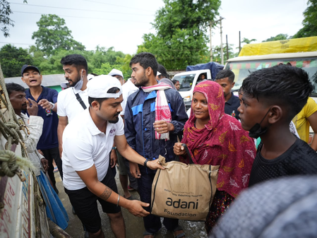 Gautam Adani’s Rs 11 crore contribution strengthens Assam flood relief efforts Gautam Adani’s Rs 11 crore contribution strengthens Assam flood relief efforts