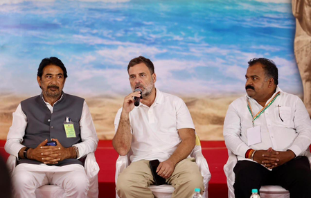 Congress backs Rahul’s delimitation stand; BJP hits back with ‘dynastic politics’ jibe Congress backs Rahul’s delimitation stand; BJP hits back with ‘dynastic politics’ jibe