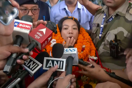 CWG 2026: Mirabai Chanu, Lovepreet Singh receive rousing welcome on return to India CWG 2026: Mirabai Chanu, Lovepreet Singh receive rousing welcome on return to India