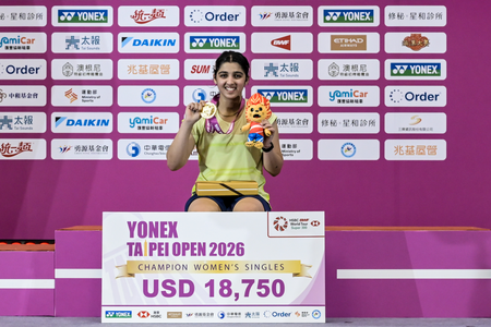 Tanvi clinches maiden Super 300 title, becomes youngest Taipei Open champion in event’s history Tanvi clinches maiden Super 300 title, becomes youngest Taipei Open champion in event’s history