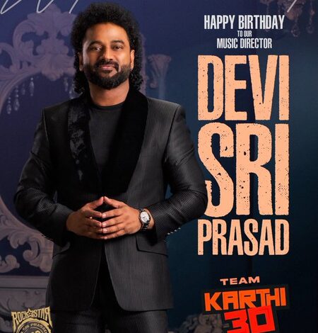 #Karthi30 makers welcome music director Devi Sri Prasad on board the unit of the film #Karthi30 makers welcome music director Devi Sri Prasad on board the unit of the film