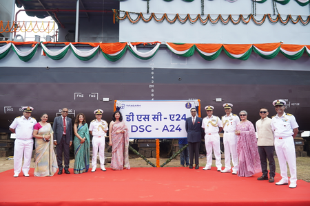 Indian Navy launches 5th DSC vessel in Kolkata, boosting indigenous maritime capability Indian Navy launches 5th DSC vessel in Kolkata, boosting indigenous maritime capability