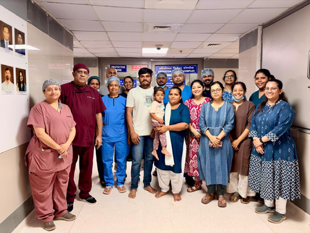 Child born without oesophagus begins eating after surgery at Ahmedabad Civil Hospital