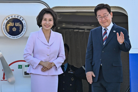 South Korean President returns home from South America tour