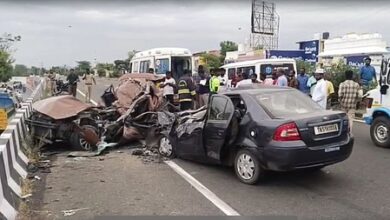 Five, including 3-year-old girl, killed in head-on car collision in TN’s Madurai Five, including 3-year-old girl, killed in head-on car collision in TN’s Madurai