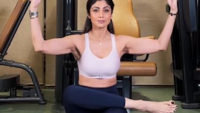 Shilpa Shetty flaunts her balancing skills: A little balance never hurt Shilpa Shetty flaunts her balancing skills: A little balance never hurt