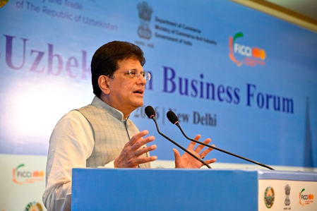 Piyush Goyal calls for doubling India-Uzbekistan bilateral trade in 3 years Piyush Goyal calls for doubling India-Uzbekistan bilateral trade in 3 years