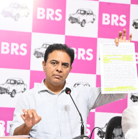 KTR threatens protest at Rahul Gandhi’s residence over ‘unfulfilled’ promises