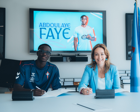 Football: Young defender Faye becomes Celta’s third signing this summer Football: Young defender Faye becomes Celta’s third signing this summer