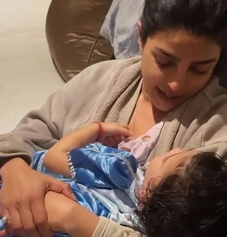 Priyanka Chopra teaches Durga Saptashati mantras to daughter Malti